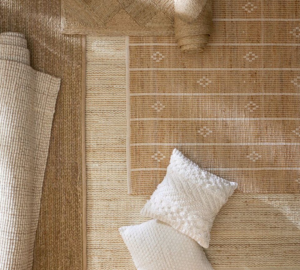 Heather Chenille/Jute Rug Pottery Barn Australia
